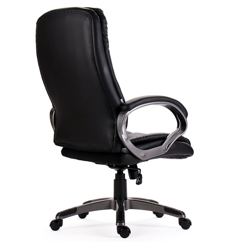 Кресло руководителя CH-002DS PL ЧЕРНЫЙ ЭКО. КОЖА