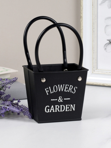 Кашпо пластик 10х9 см / S-908 /уп 300/