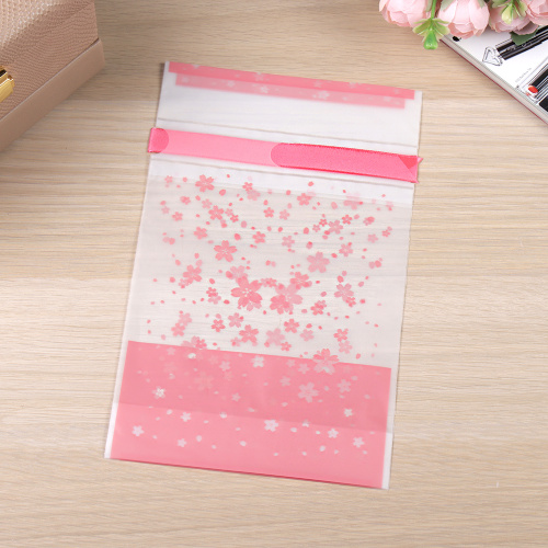 Мешочек подарочный набор 50 штук 15х23 см Цветы / YI1523-8 /уп 30/