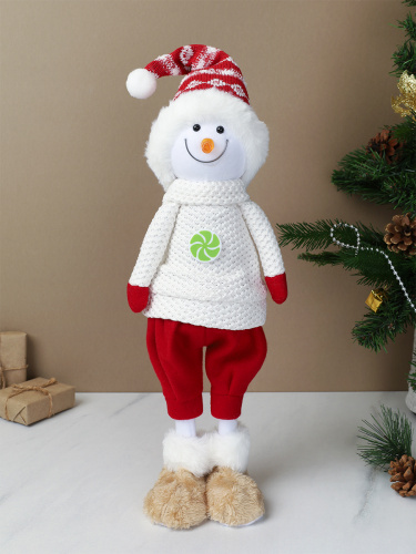 Новогоднее украшение Снеговик 45 см / AW-100 /уп 48/