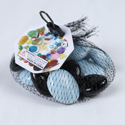 Декоративные камни 250г черно-белые / K-2742 /уп 100/