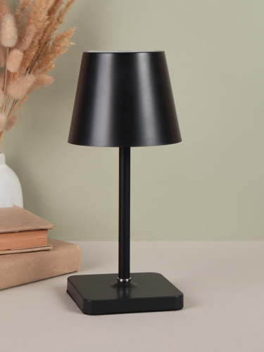 Светильник настольный 24/37 см черный / CW182609-10 /уп 60/USB