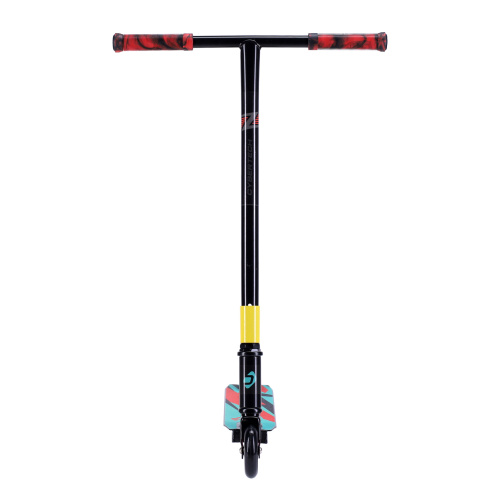 Самокат трюковый дека 98х480мм колёса PU-PP100мм руль 490мм  CYBERTECH / GT300BT/БК/уп 10/