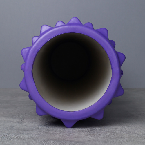 Ролик массажный спортивный Woohooo SHARP 45x14/ фиолетовый/уп10