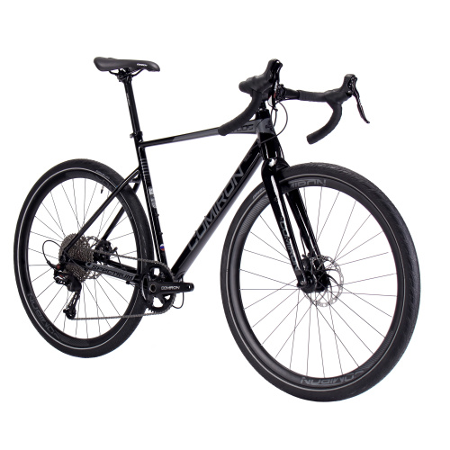 Велосипед грэвел COMIRON SPECTRUM I 700C-540mm SENSAH 1X11S, карбон. вилка, на осях, цвет: чёрный event horizon