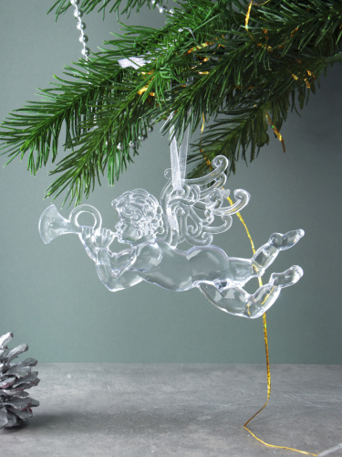Новогоднее украшение Ангел / G1-17 /уп 100/500/