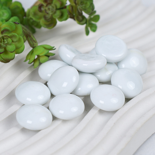 Декоративные камни 350г белые / 7-21/3 /уп 50/