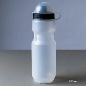 Бутылка для воды с пылевой крышкой "Element". Прозрачная. 850 мл. /711603 /FWEPE-26Dt / уп 1/ RF