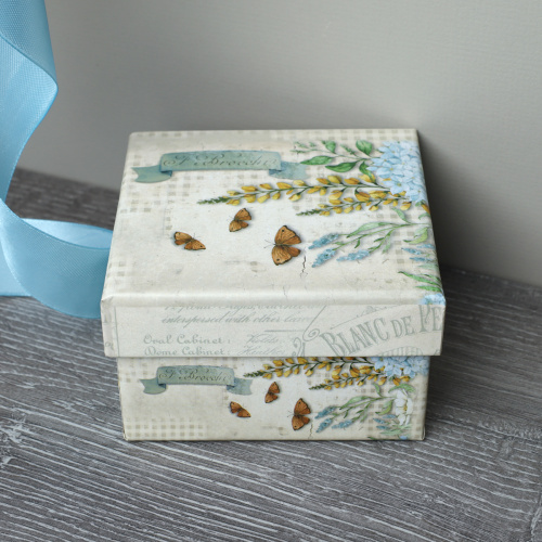 Коробка подарочная 9х9 см / S111-SY590 /уп 12/216/микс