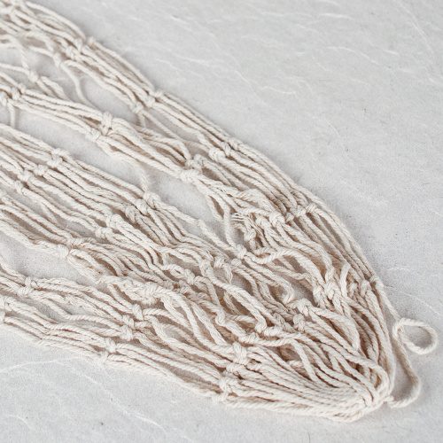 Сеть декоративная 1х2 м белая с ракушками / W331 /уп 100/