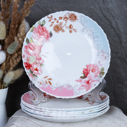 Столовый набор 13 предметов / 13/7578 (6801) /уп 2/ Розы на голубом