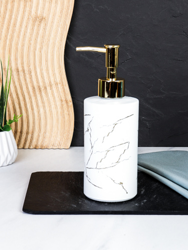 Дозатор для жидкого мыла 450 мл 20 см / whiteG100 /уп 48/