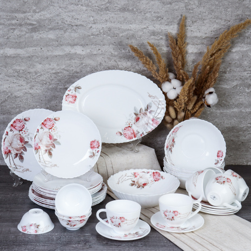 Столовый набор 36 предметов / GRAY-36/758578412022055 (6916) /уп 2/ Чайная роза