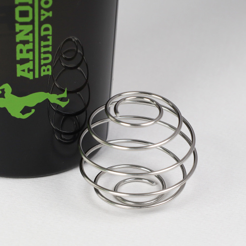 Бутылка/Шейкер BIGBRO SHS-700 чёрно-зелёная, для спортивного питания 700ML/уп60