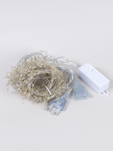 Гирлянда светодиодная Занавес 3х3 м, 900 LED / GN41 /уп 50/ холодный белый