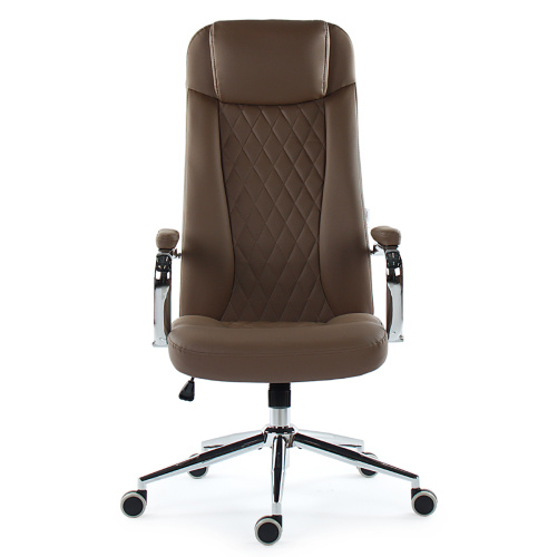 Кресло руководителя CH-11M Темно-бежевый экокожа № 54