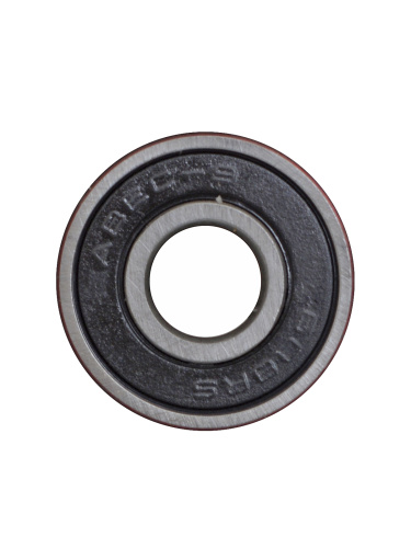 Колесо PU для трюкового самоката 100мм, обод алюминевый анодированный синий с подшипниками ABEC-9 /уп 120/