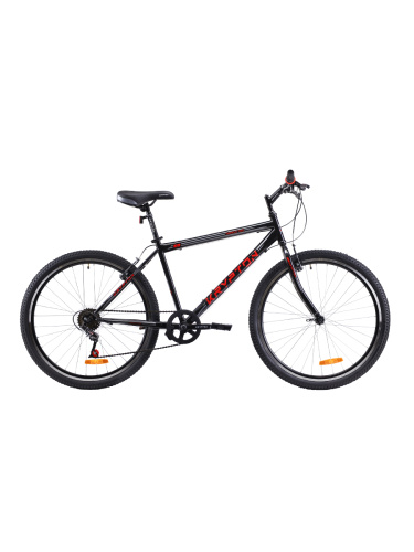 Велосипед 26" рама 17" 7sp KRYPTON TWINKLE TWO чёрный угольный