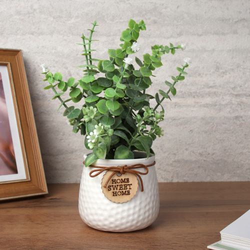 Цветочная композиция Зелень 22 см / YT-102 /уп 96/