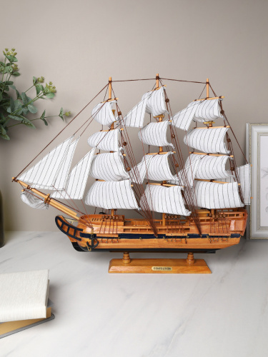 Макет парусного корабля 56х48см / 85026-60i /уп 4/