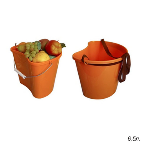 Ведро 6,5 л для сбора ягод с лентой /уп 20/+