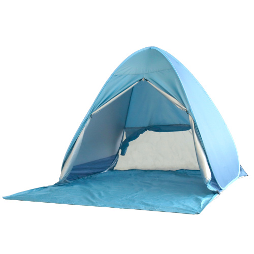 Палатка пляжная самораскрывающаяся с шторками 140х165х115 см /SHPLA-002 /уп 10/190Т