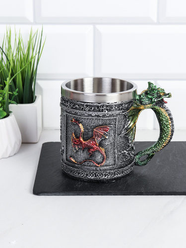 Кружка пивная Готика металл/ 8004 /уп 36/