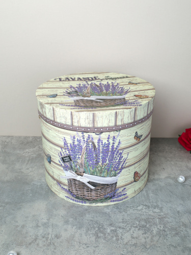 Коробка подарочная 3 штуки / W7467 /уп 18/Лаванда