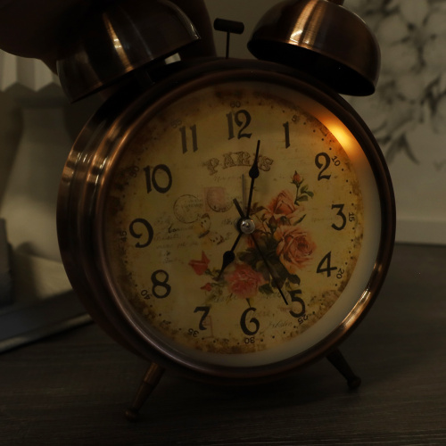 Будильник 19 см / 6050--MI /уп 50/ подсветка экрана