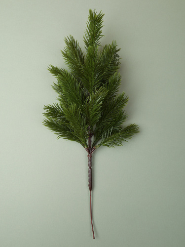 Ветка искусственная Елка 33 см / SD8204 /уп 150/1000/Новый год