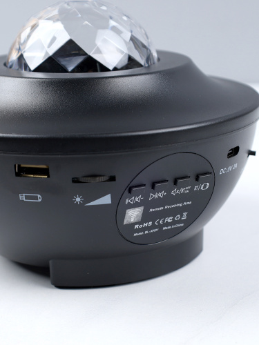 Проектор диско-шар ночник светодиодный классический, настольный 18х12 см / CW182609-18 /уп 36/