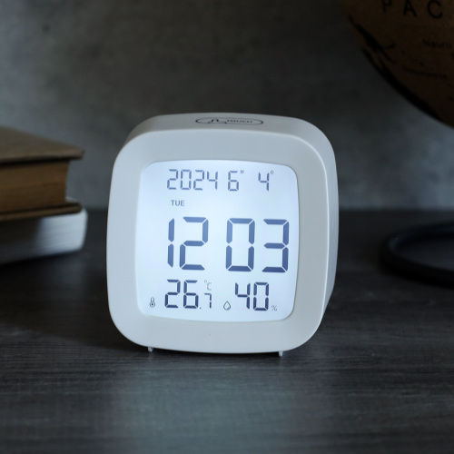 Часы настольные электронные 8х8х4,7 / 2306 /уп 120/