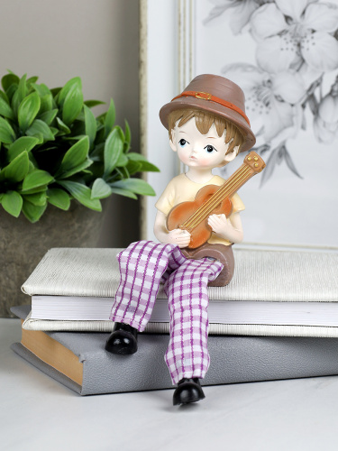 Фигурка Мальчик/Девочка висячие ножки 2 штуки набор 19 см / 5063 /уп 60/