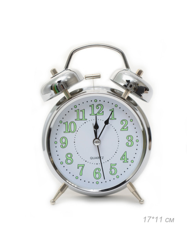 Будильник 17х11 см / 6040-389 /уп 50/ подсветка экрана
