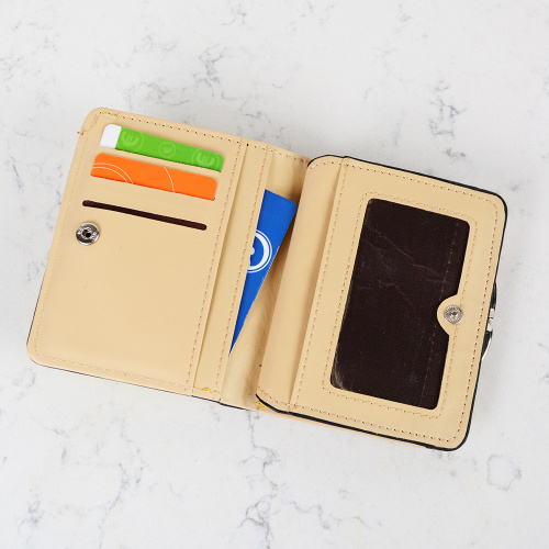 Портмоне 9*11.5 см лимонный / C078-2B /уп.10/100/ А