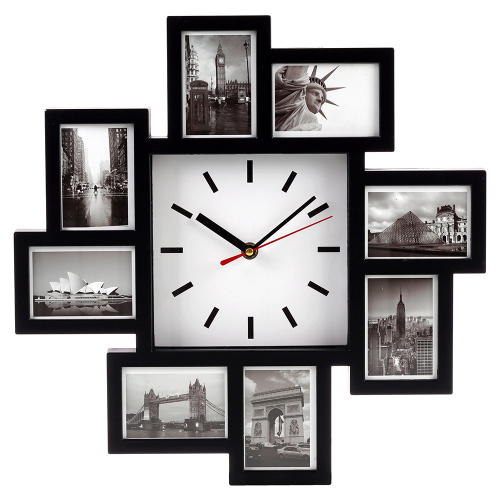 Часы-фоторамка настенные / R8268A /уп 12/ 8 фото