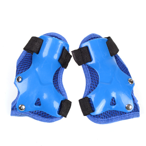 Защита для катания на роликах и велосипеде 6 предметов. 6-18лет / Yan-88Fat-BL /уп 100/ синий