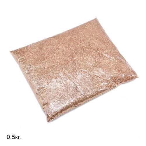 Глиттер бежевый / 208-1/96 /уп 20/500 г