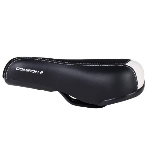 Седло велосипедное детское COMIRON TODDLER N950 240x155, Технологии: ED, Верх: PU, Цвет: Чёрный+Белый /уп 40/