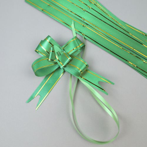 Бант подарочный ширина 12 мм 10 штук набор / W-100-12 /уп 20/1200/