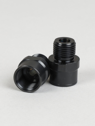 Удлинитель оси педалей велосипеда на 16мм. TOOPRE PDE-16. Черный /уп 25/