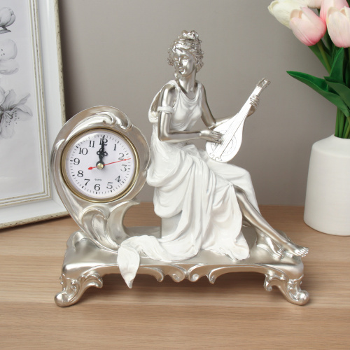 Часы статуэтка Дама 26х11х29 см / 28-678 /уп 12/