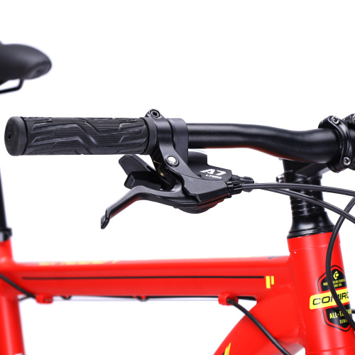 Велосипед фэт-байк 26"x4" рама 19" COMIRON CHUBBY, 1*10sp L-TWOO, 34T, CASSETE 11-42T, SUSPENSION, огненный красный ferrari