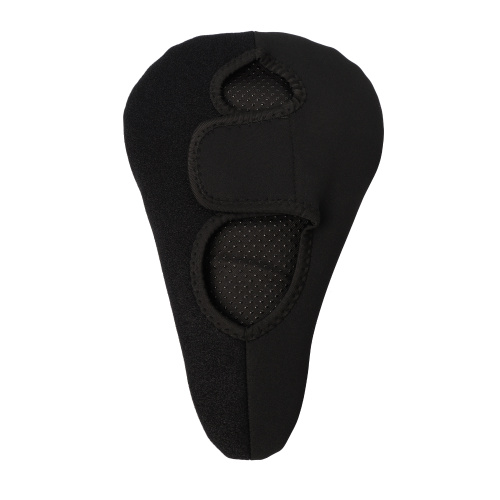 Чехол на велосипедное седло 28х18х3 см. COMIRON ARBUTUS. Материал: Silicone-Sponge-PU leather. С липучками. Черный /уп 50/