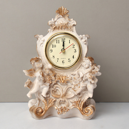 Часы статуэтка Амурчики 21 см / 8858A /уп 48/