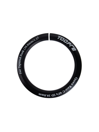 Проставочное кольцо на штырь вилки велосипеда 1.1/2. TOOPRE TP-50.2. Алюминий. Черное