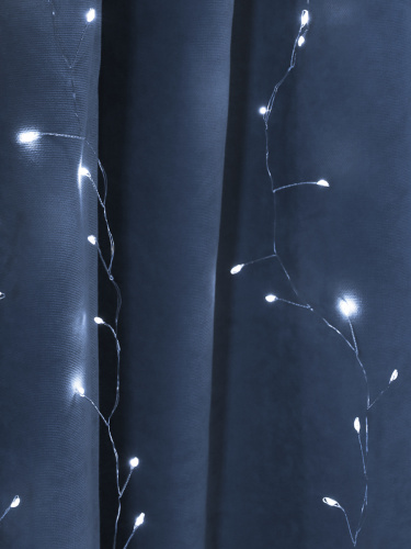 Гирлянда светодиодная Занавес 3х3 м, 900 LED / GN41 /уп 50/ холодный белый