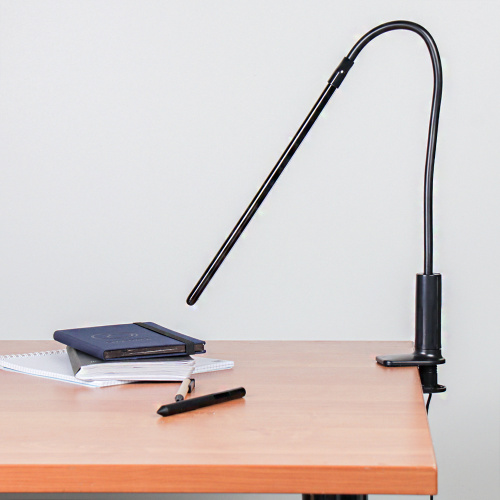 Светильник настольный с креплением-зажимом,  8 Вт. 3 режима температуры света. 10 ступеней регулировки яркости. / DT8.3.10 / уп 30