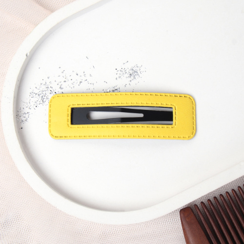 Заколка-зажим для волос Тик-Так набор 5 штук / YIW-35 /уп 20/кожзам-микс