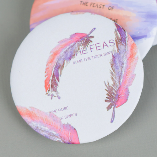 Зеркало карманное 7 см / CW419-6 /уп 12/480/ 